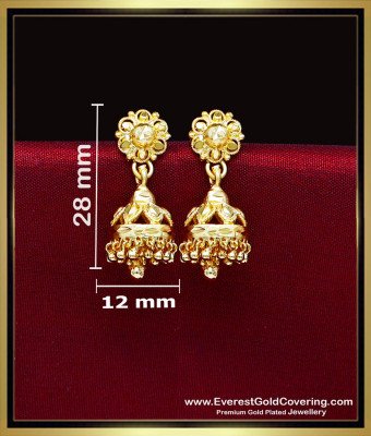 ERG2454 - First Quality Gold Forming 2 Gram Jewelry Jhumka Earrings