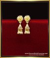 ERG2455 - 2 Gram Gold Plated Daily Wear Small Bird Cage Earrings