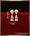 ERG2455 - 2 Gram Gold Plated Daily Wear Small Bird Cage Earrings