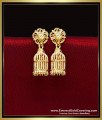 ERG2456 - 2 Gram Gold Earrings Models Vintage Birdcage Jhumkas