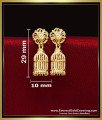 ERG2456 - 2 Gram Gold Earrings Models Vintage Birdcage Jhumkas