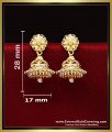 ERG2457 - Real Gold Look 2 Gram Gold Traditional Jhumkas Online