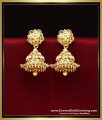 ERG2462 – Real Gold Pattern 2 Gram Gold Earrings Jhumkas Set