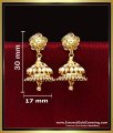 ERG2464 - Best Quality Daily Wear 2 Gram Gold Plated Jhumki Design