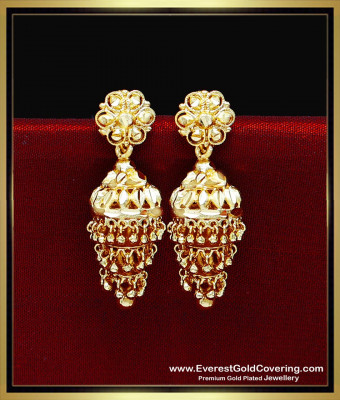 ERG2465 - 2 Gram Gold Forming Grapes Jhumka Earrings for Women