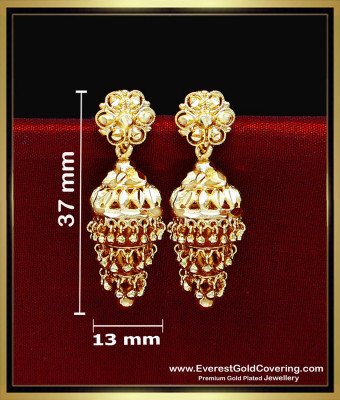 ERG2465 - 2 Gram Gold Forming Grapes Jhumka Earrings for Women