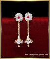 ERG2467 - Impon Light Weight Stone Jimikki Kammal Gold Design
