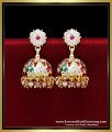 ERG2468 - Traditional Wedding Jhumka Earrings Impon Jewellery