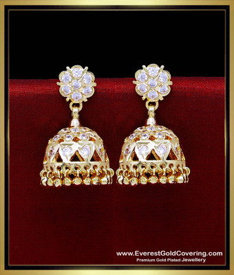 ERG2472 - Traditional Wedding Jhumka Impon Earrings Designs