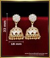 ERG2472 - Traditional Wedding Jhumka Impon Earrings Designs