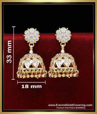 ERG2472 - Traditional Wedding Jhumka Impon Earrings Designs