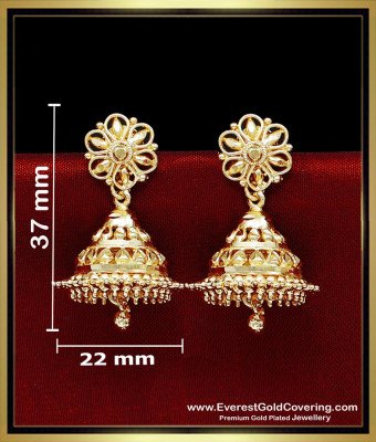 ERG2478 - 2 Gram Gold Forming Traditional Jhumkas Online