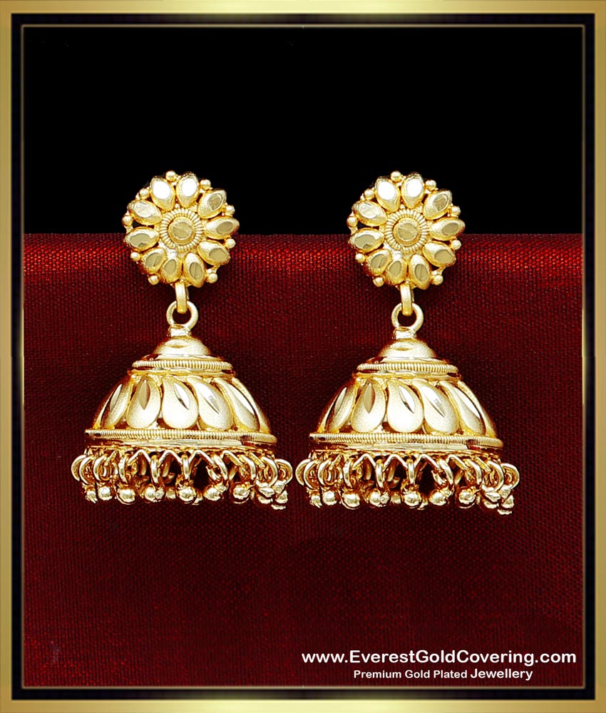 ERG2479 - Flower Design 2 Gram Gold Jimikki Kammal Online