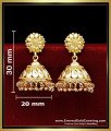 ERG2479 - Flower Design 2 Gram Gold Jimikki Kammal Online