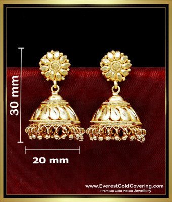 ERG2479 - Flower Design 2 Gram Gold Jimikki Kammal Online