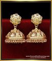 ERG2481 - South Indian Earrings Jhumka Design 2 Gram Gold Jewelry