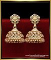 ERG2482 - Wedding Wear Forming Gold Jhumka Design Artificial