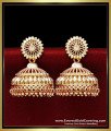ERG2483 - 2 Gram Gold Forming Big Jhumka Earrings Traditional