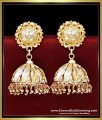 ERG2485 - New Model Forming Gold Big Jhumka Earrings for Wedding