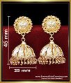 ERG2485 - New Model Forming Gold Big Jhumka Earrings for Wedding