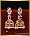 ERG2494 – Elegant Antique Ad Stone Antique Jhumkas Gold Plated