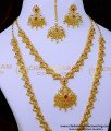 HRM972 - High Quality Bridal Jewellery Ad Stone Long Haram Set