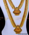 HRM1001 - Traditional Kasu Mala Designs Lakshmi Haram Set Online