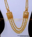 HRM1015 - Latest Gold Plated 3 Line Gold Balls Rani Haar Design