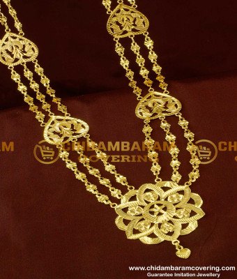 HRM110 - Three Line New Model Governor Malai Design Long Haram