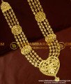 HRM111 - New Model Four line Heart Shape Governor Malai Design Long Haram