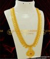 HRM210 - Gold Design Full Mango Lakshmi Stone Haram Kerala Long Haram Collection Online