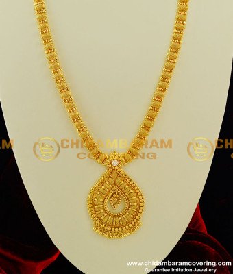 HRM221 - Latest Gold Plated Long Stone Haram One Gram Jewellery Buy Online