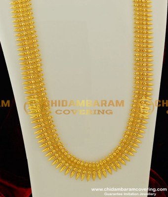 HRM225 - Kerala Wedding Jewellery Mulla Mottu Mala Haram Design Online