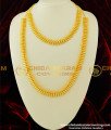 HRM235 - New Designer Kerala Bridal Wear Gold Plated Plain Semi Bridal Haram Necklace Combo Set Buy Online