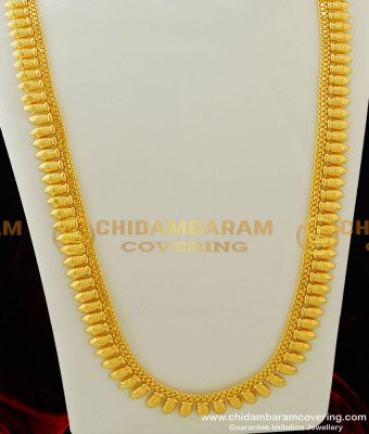 HRM260 - Simple Handmade Light Weight Kerala Haram Design Guarantee Jewellery Buy Online