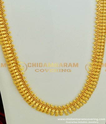 HRM283 - Simple Light Weight Kerala Haram Design Guarantee Jewellery Buy Online