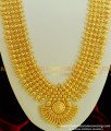 HRM305 - Kerala Jewelry Light Weight Designer Broad Bridal Long Haram Design Online Gold Plated Jewellery 