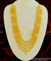HRM323 - Traditional Wedding Jewelry Four Line Governor Malai Style Gold Plated Long Haram Online