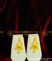 Hrm362 - Latest Gold Design Wedding Calcutta Enamel Gold Forming Heavy Haram With Earring Set for Bride