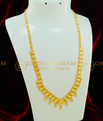 HRM379 - Simple Light Weight One Gram Gold Plated Haram Designs Imitation Jewellery