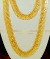 HRM389 - Traditional South Indian Gold Plated Long Lakshmi Kasu Mala With Necklace Set Coin Mala Buy Online
