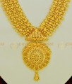 HRM390 - Latest Kerala Jewellery High Quality Full Hand Work Attractive Look Gold Plated Gold Haram Design for Wedding