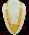HRM391 - Buy Real Gold Design Long Bridal Haram Design Gold Plated Kerala Haram for Wedding