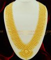 HRM403 - 30 Inches 5 Line Gold Beads 35 Mango Broad Kerala Haram Gold Inspired Light Weight Kerala Bridal Long Haram 