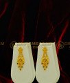 HRM407 - Buy Gold Forming Haram Gold Look Enamel Flower Design Long Haram with Necklace Earrings Combo Set