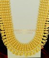 HRM417 - Grand Look Wedding Collections Gold Inspired Kerala Bridal Broad Long Mango Haram 