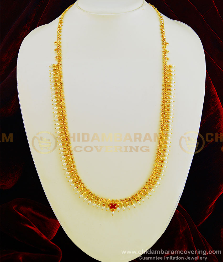 HRM453 - New Collection Pearl Haram Gold Design 1 Gram Gold First Quality Haram Online