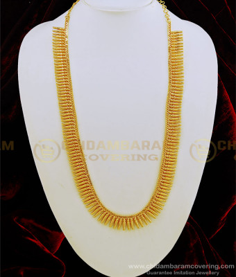HRM483 - Traditional Gold Plated Mullamottu Haram Design Kerala Wedding Jewellery Online