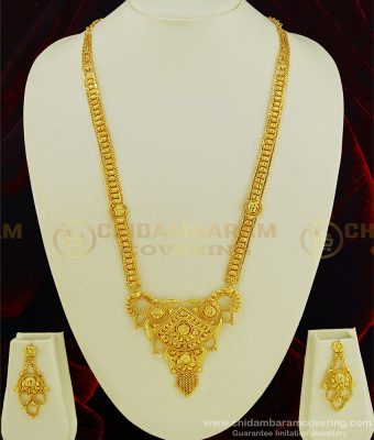 HRM488 - Simple Function Wear Light Weight Forming Haram with Earring Set Buy Best Price Online 