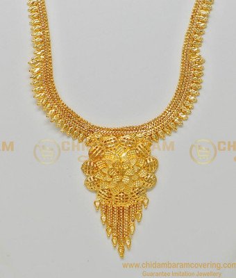 HRM490 - Stunning Gold Bridal Wear Calcutta Mini Haram 1 Year Guarantee Haram Online
